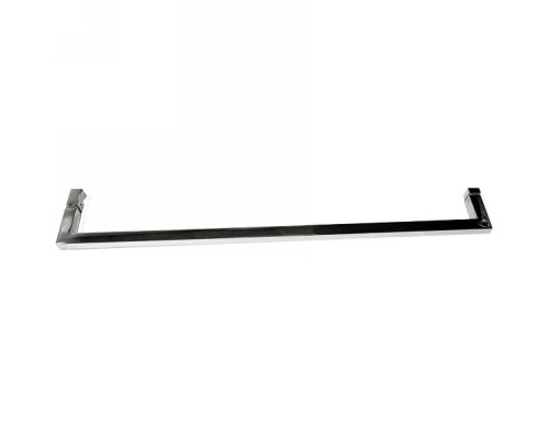 Душевой уголок Abber Schwarzer Diamant 140х85 профиль Хром стекло матовое, арт