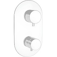 Смеситель для душа Remer Minimal Thermo NT92KBBO с термостатом Белый матовый