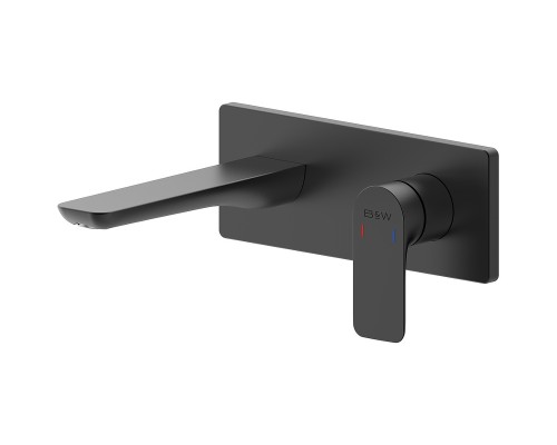 Смеситель для раковины Black&White Universe UK8306B 8306BUK Черный матовый