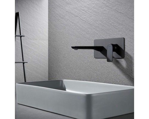 Смеситель для раковины Black&White Universe UK8306B 8306BUK Черный матовый