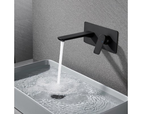 Смеситель для раковины Black&White Universe UK8306B 8306BUK Черный матовый