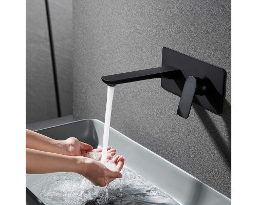 Смеситель для раковины Black&White Universe UK8306B 8306BUK Черный матовый