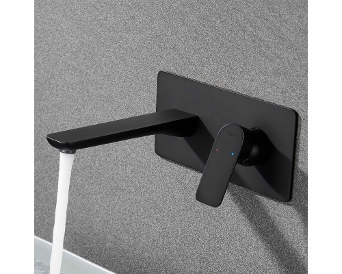 Смеситель для раковины Black&White Universe UK8306B 8306BUK Черный матовый