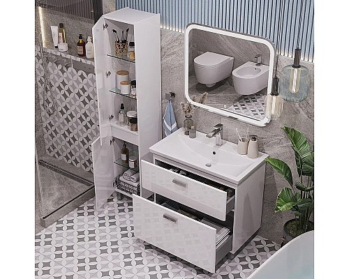 Тумба под раковину Sanstar Gretta 70 331.1-1.5.1. Белая Тумба под раковину Sanstar Gretta 70 331.1-1.5.1. Белая