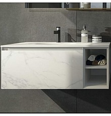 Тумба с раковиной Orans BC-V8101-1000 100 8101100W подвесная White