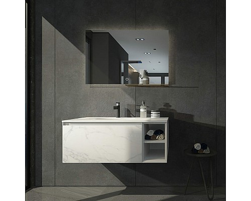 Тумба с раковиной Orans BC-V8101-1000 100 8101100W подвесная White