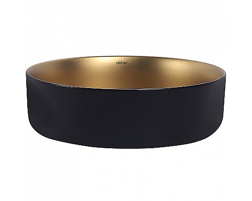 Раковина-чаша Abber Bequem 40 AC2109BG Золото матовое Черная