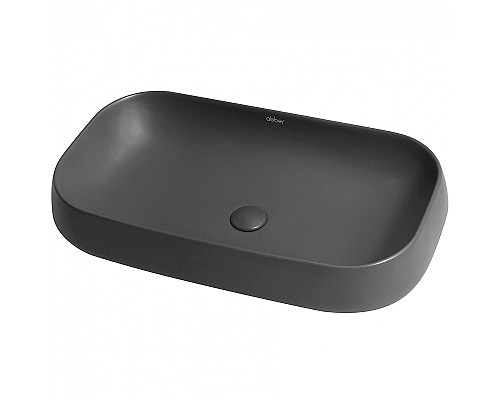 Раковина-чаша Abber Rechteck 71 AC2210MG Серая матовая