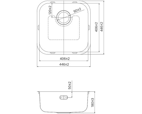 Кухонная мойка Iddis Mate 44 MAT44S0i77 Сатин
