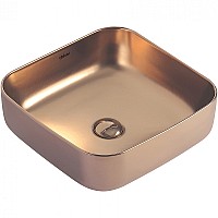 Раковина-чаша Abber Rechteck 39 AC2211MRG Розовое золото матовое