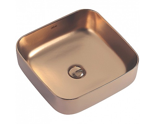 Раковина-чаша Abber Rechteck 39 AC2211MRG Розовое золото матовое