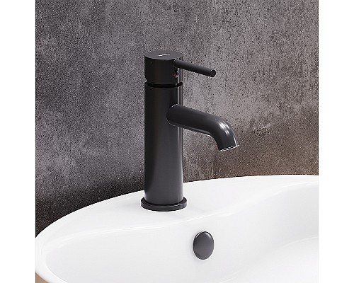 Смеситель для раковины Damixa Scandinavian Pure 360210300 Черный матовый