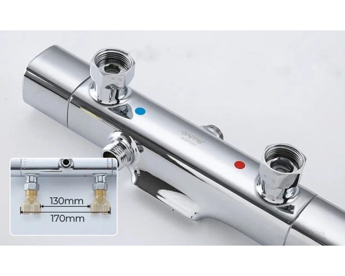 Душевая система Gappo G2495-71 с термостатом Хром