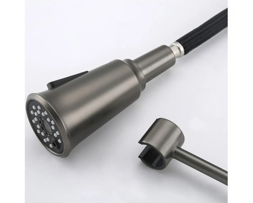 Смеситель для кухни Gappo G4398-69 Оружейная сталь