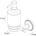 Дозатор для жидкого мыла Grampus Alfa GR-9512 Белый Античная латунь