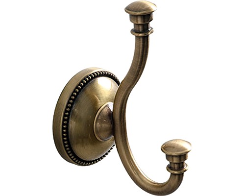 Двойной крючок Grampus Alfa GR-9505 Античная латунь