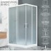 Душевой уголок Royal Bath HPD 110x80 RB8110HPD-C профиль Белый стекло матовое