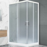 Душевой уголок Royal Bath HPD 110x80 RB8110HPD-C профиль Белый стекло матовое