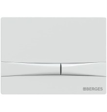 Клавиша смыва Berges Novum F4 040054 Soft Touch Белая