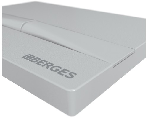 Клавиша смыва Berges Novum F4 040054 Soft Touch Белая