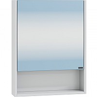 Зеркальный шкаф СанТа Сити 50 700336 с полкой Белый