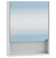 Зеркальный шкаф СанТа Сити 50 700336 с полкой Белый