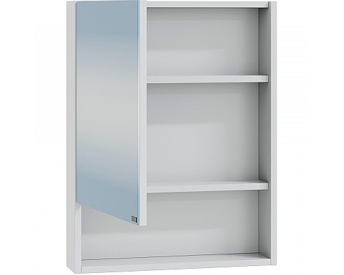 Зеркальный шкаф СанТа Сити 50 700336 с полкой Белый