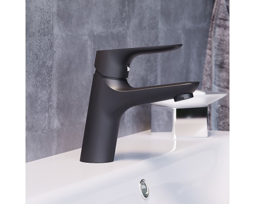 Смеситель для раковины Damixa Jupiter 770210301 Черный матовый