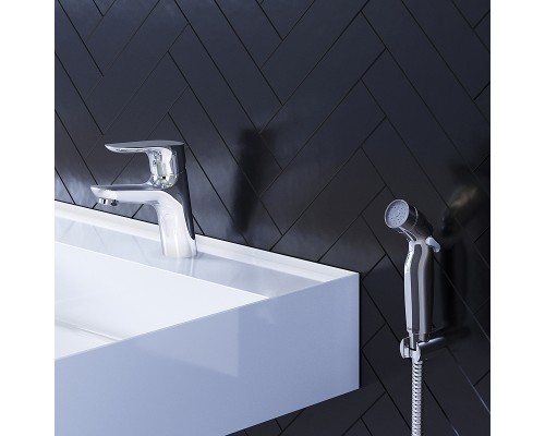 Смеситель для раковины Damixa Jupiter 770300001 с гигиеническим душем Хром