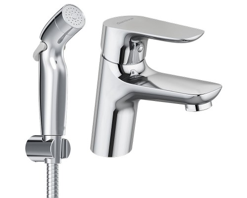 Смеситель для раковины Damixa Jupiter 770300001 с гигиеническим душем Хром