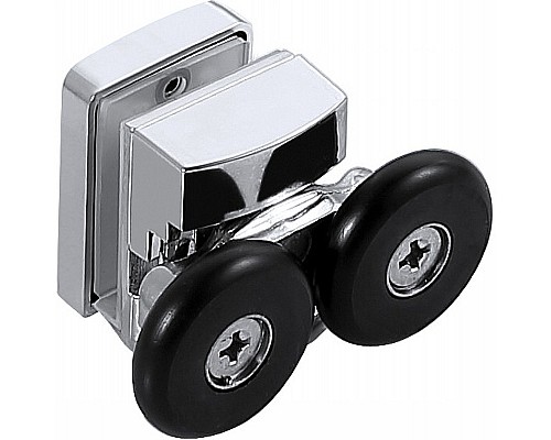 Душевая дверь Aquatek 100 AQ ARI RA 10020BL профиль Черный стекло прозрачное