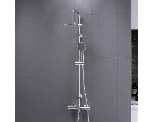 Душевая система Dorff Futura D0710400 с термостатом Хром