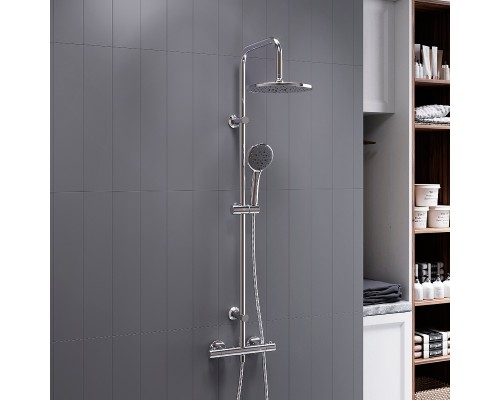 Душевая система Dorff Futura D0710400 с термостатом Хром