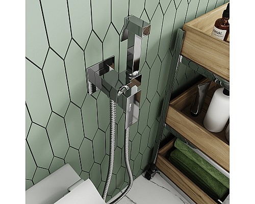 Гигиенический душ со смесителем WasserKRAFT A71138 Хром