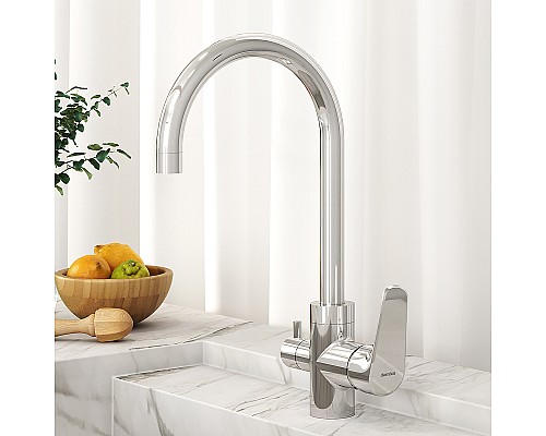 Смеситель для кухни Damixa Merkur 400730000 Хром