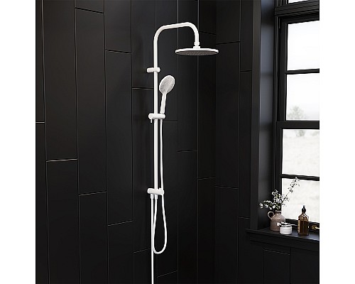 Душевая система Damixa Jupiter 977000200 Белая матовая