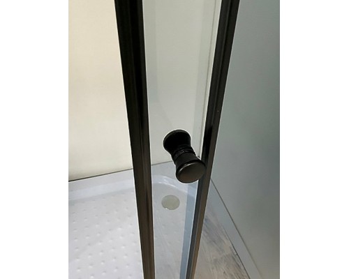 Душевой уголок Niagara Eco 80х80 NG-008-14QT профиль Черный стекло тонированное