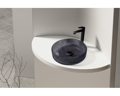 Раковина-чаша Abber Glas 40 AK2301B Черная