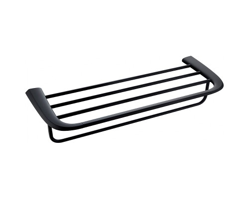 Полка для полотенец Abber Nord AA1554B Черная матовая