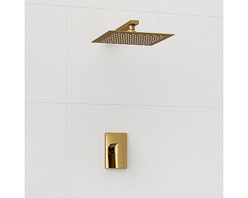 Душевая система WasserKRAFT A55180 Золото матовое