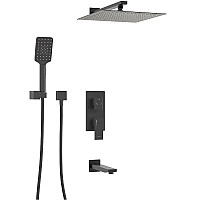 Душевая система WasserKRAFT A172071 Черная матовая