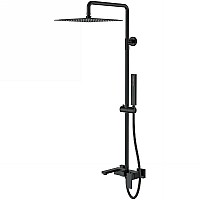 Душевая система Boheme Qubic 478-B Черная матовая