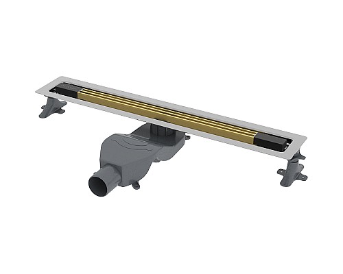 Душевой лоток Boheme B&T Infinity 80 981-80-MG с решеткой Золото матовое Душевой лоток Boheme B&T Infinity 80 981-80-MG с решеткой Золото матовое