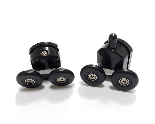 Душевая дверь Abber Schwarzer Diamant 130 AG30130B5 профиль Черный стекло прозрачное