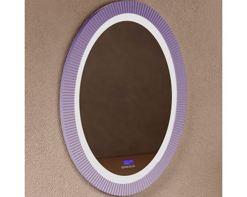 Зеркало Abber Stein 60 AS6601Violett с подсветкой с многофункциональной панелью