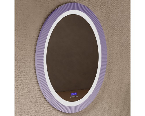 Зеркало Abber Stein 60 AS6601Violett с подсветкой с многофункциональной панелью