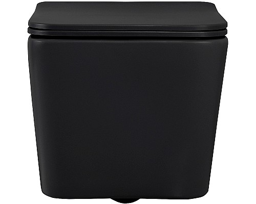 Унитаз Abber Rechteck AC1201MB подвесной Черный матовый с сиденьем Микролифт