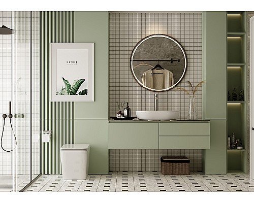 Унитаз Abber Rechteck AC1211 приставной с сиденьем Микролифт