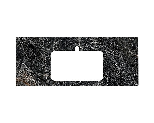 Столешница под раковину Kerama Marazzi Plaza Classic Neo Риальто 120 PL2.VT93\120T Темно-серая