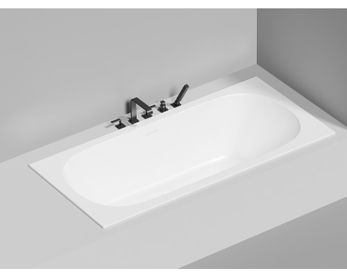 Ванна из искусственного камня Salini Ornella Axis Kit 190х90 103512G Белая глянцевая
